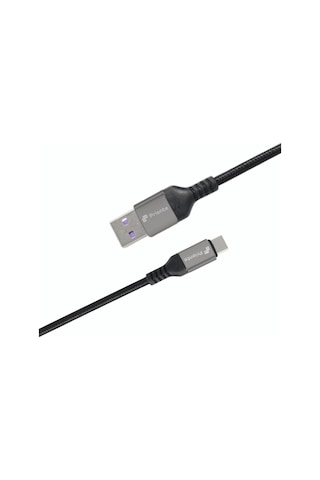 Priente PD40CA 40W Örgülü Type-c To Usb-a Hızlı Data Şarj Kablosu 1.5 M