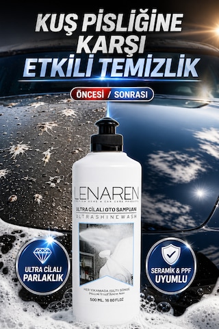 Ultra Shinewash Ultra Cilalı Oto Şampuanı 500 Ml Seramik & Ppf Uyumlu