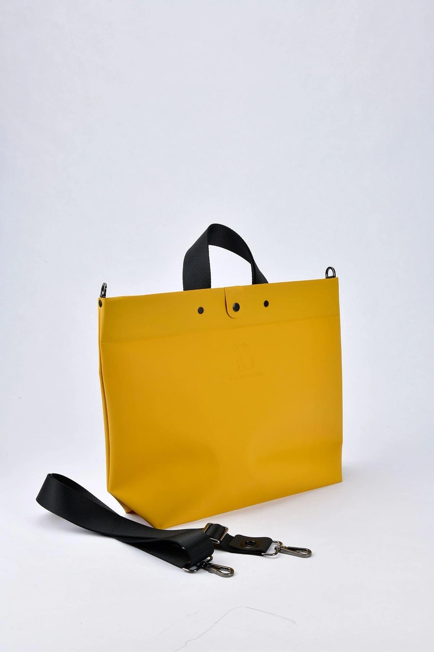 Brandsmithshop Mustard Hardal Loop Tote Bag Çanta Çok Renkli