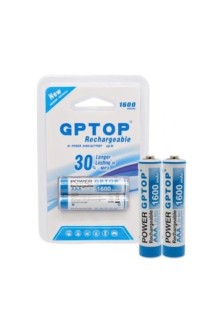 Powermaster Pm-9539 Ni-mh 1.2v 1600mah Aaa Şarj Edilebilir Şarjlı İnce Kalem Pil 2'li Paket