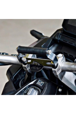 Üçel Telefon Tutucu Ve Navigasyon Aparatı - Honda Adv 350 Siyah