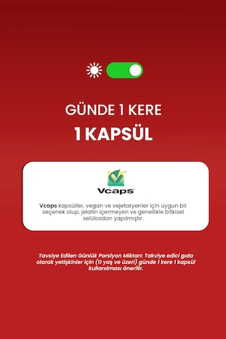Erbatab Kırmızı Kore Ginsengi Eki Korean Ginseng 30 Kapsül