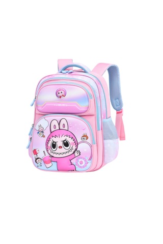 Rabobo İlköğretim Öğrencileri İçin Karikatür Okul Çantası-koyu Pe