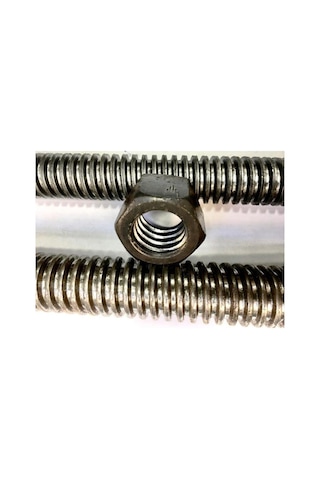 16.mm Kare Trapez Diş Saplama Bijon Tij 1 Metre Ürünle Beraber 2 Adet Somun Verilmektedir 16 MM