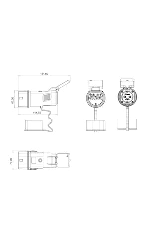 Bemis Byd Uyumlu Tek Çıkışlı V2l Adaptör