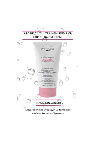 Byphasse Atopik Ciltler için Ultra Nemlendirici El Kremi 150 ML