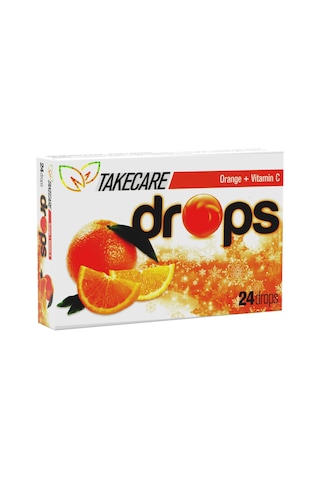Takecare Portakal Aromalı C Vitamini İçeren Drops 3 x 24 Pastil