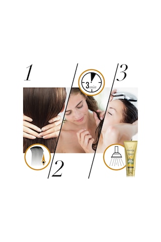 Pantene 3 Minute Miracle Güç ve Parlaklık Saç Bakım Kremi 200 ML