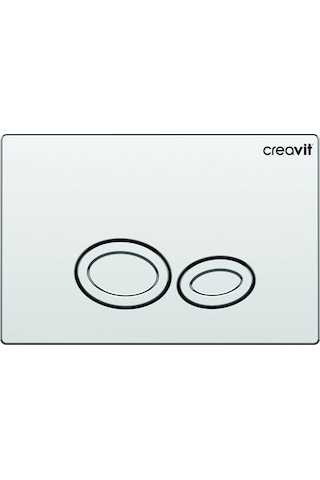 Creavit Drop Parlak Krom Kaplama Kumanda Paneli GP2004.00 Krom - Parlak