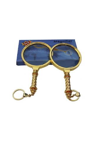 X90mm Tüm Metal Altın Renkli Hediye Büyüteç Optik Lensler Ile Çinko Alaşım Metal Çerçeve Tg-53-vice/ 1395 420
