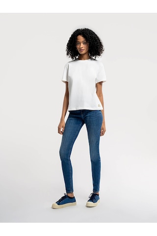 Loft Regular Fit Beyaz Kadın T-shirt Lf2036285 Beyaz