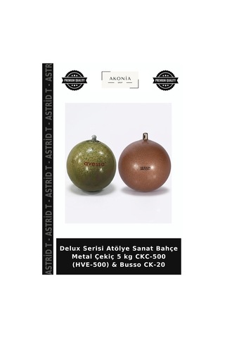 Delux Serisi Atölye Sanat Bahçe Metal Çekiç 5 Kg Ckc-500 Hve-500 & Busso Ck-20