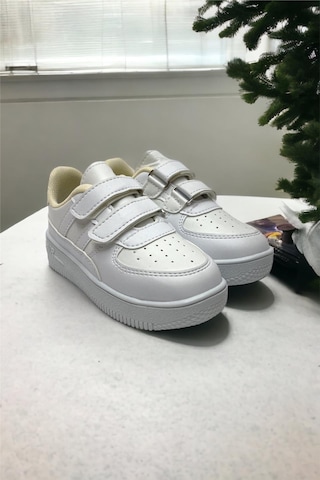 Çocuk Sneaker Spor Ayakkabı Beyaz-beyaz