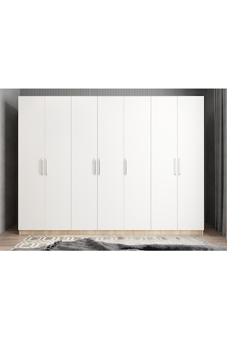 Harika 7 Kapaklı Dolap Gardırop MB - Ücretsiz Kurulum