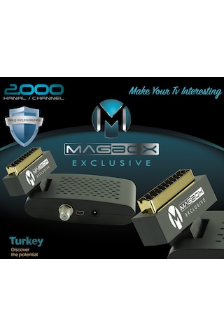 Magbox Scart Sd Uydu Alıcısi Cihazı Tkgs