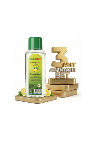 Worldchem Limon Kolonyası 3x250 Ml