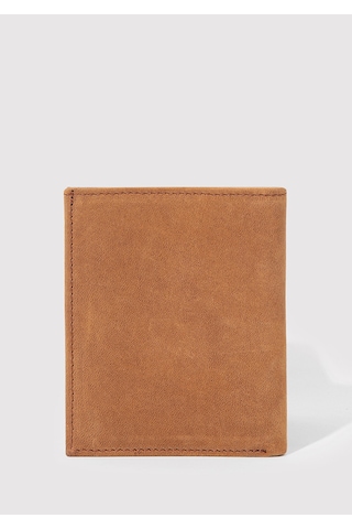 Mavi - Kahverengi Deri Cüzdan 091242-25818 Kahverengi