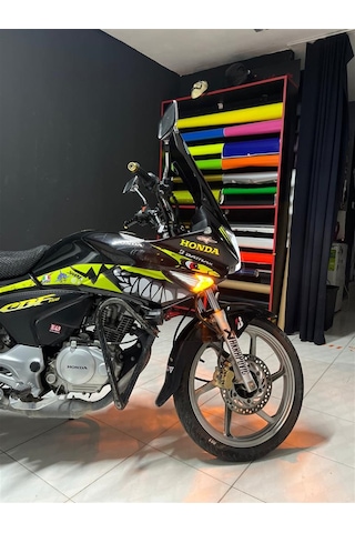 Honda CBF 150 Yeşil Shark Köpek Balığı Sticker Etiket Modeli