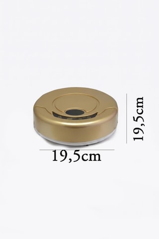 Engelden Kaçan Pilli Usb Şarjlı Temizlik Robotu Çarpışma Önleyici Sensörlü Oyuncak Robot Süpürge Gold
