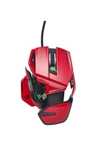 Mad Catz Rat 8+ Adv Oyun Faresi Usb/kırmızı/20000dpi/11 Düğme - Mr06dcınrd000-0