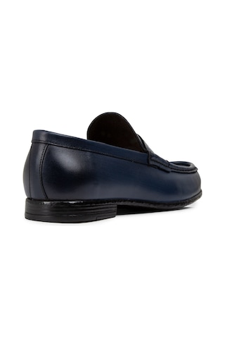 Deery Hakiki Deri Lacivert Erkek Loafer Ayakkabı - 01510mlcvc04 Lacivert