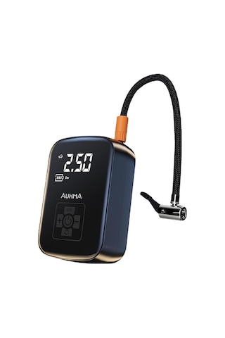 Auhma A5566 Kablosuz Dijital Hava Kompresörü 4000mah Powerbank 150 Psı Led Işıklı Taşınabilir Şarjlı Pompa
