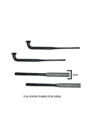 Fsa Vision Team30 Disk 6vida 275mm Ön Sağ Jant Teli 2 Adet