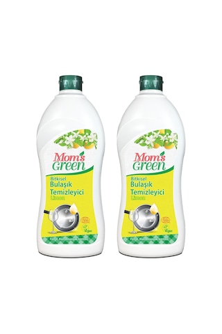 Mom's Green Limon Bitkisel Bulaşık Temizleyici 2 x 750 ML