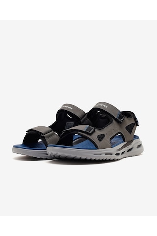 Skechers Orvan Sd Erkek Gri Sandalet 211371 Char Gri