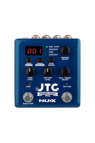 Nux Ndl-5 Jtc Drum & Loop Pro Pedalı 6 Saat Kayıt Süresi 256 Hafıza Slotu
