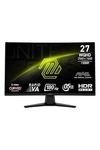 Msı Mag 274cqf 27 İnç 180hz 0.5ms 2k Wqhd Adaptive Sync Rapid Va