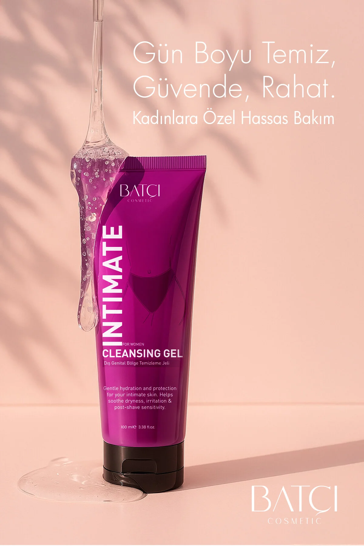 Kadın Genital Bölgeye Özel Koku Gidermeye Yardımcı Ve Renk Açıcı Intim Temizleme Jeli 100 Ml