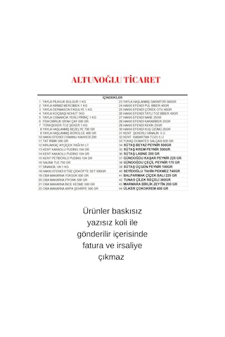 Ramazan Erzak Yardım Paketi Kumanya Kolisi Kahvaltı Ve Sahur Seti Mega 44 Parça Ürün