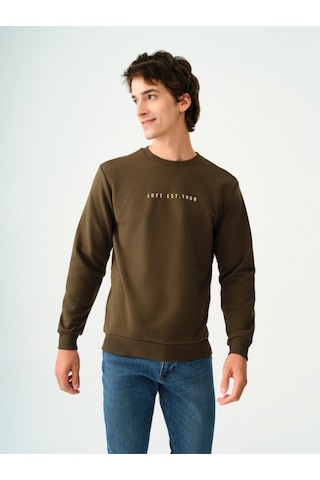 Erkek Sweatshirt Lf2037100 Lıght Khakı