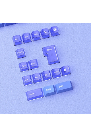 Klavye Keycaps Tuş Başlıkları, 153 Tuş, Pbt Boya Süblimasyonlu Pc Mekanik Klavye Uyumludur.