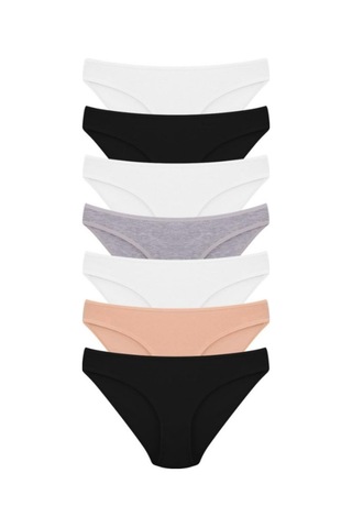 Vos Versa 7'li Slip Karışık Renk - S, M, L Vkb1003-327-karışık Çok Renkli