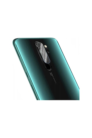 Xiaomi Redmi Note 8 Pro Kamera Lens Koruyucu Nano Cam Şeffaf Tam