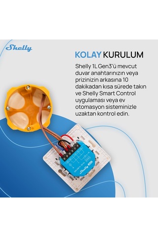 2l Gen3 Bypass, Wlan Ve Mat Akıllı Anahtar, 2 Kanal, Alexa, Google Home, Homekit, Hub Gerekmez, Uzaktan Kumanda, Nötr İletken Gerekmez, 5 W Üzerindeki Yükleri Kontrol Eder