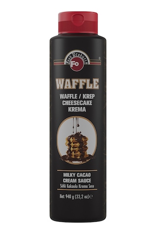 Sütlü Kakaolu Waffle Ve Krep İçin Krema Sosu 940 Gr Sütlü Kakaolu Waffle Ve Krep İçin Krema Sosu 940 Gr