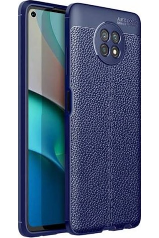 Xiaomi Redmi Note 9 Pro 5G Kılıf Zore Niss Deri Desenli Silikon