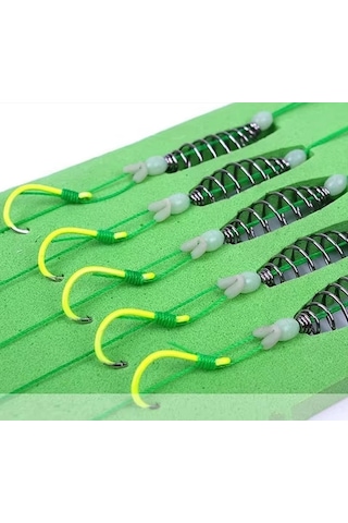 5 Li Paket Yaylı Avcı Hazır Sazan Takımı- Fosforlu