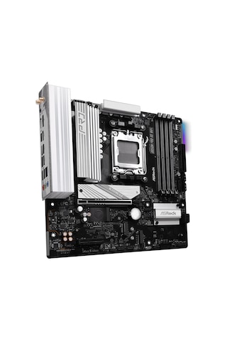 Asrock B850m Pro Rs Wıfı 8000mhz Oc Ddr5 Soket Am5 M.2 Usb 3.2 Hdmı Matx Anakart B850m Pro Rs Wıfı