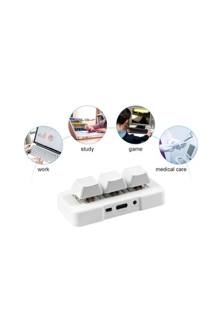 Sones MK321 3 Tuşlu Makro Programlama Tuş Takımı