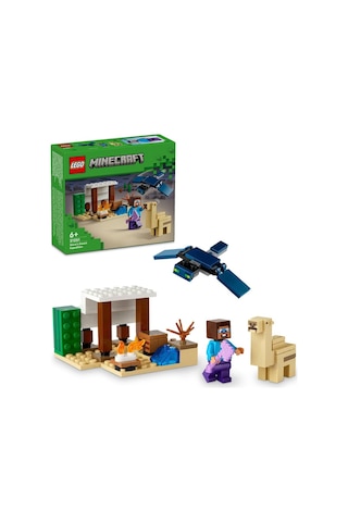 LEGO® Minecraft Steve'in Çöl Keşfi 21251 6+ Yaratıcı Oyuncak Yapım Seti - 75 Parça