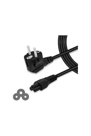Laptop Adaptör Güç Kablosu Yonca Power Kablosu 1.5 M