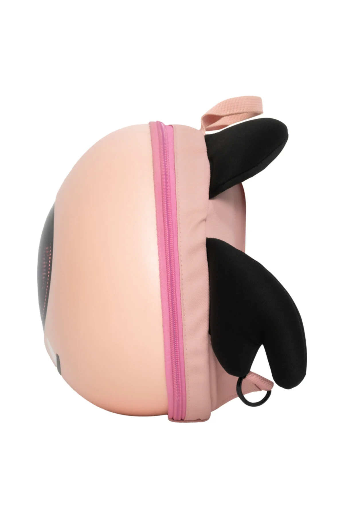 Ed Ekranlı Sevimli Canavar Çocuk Sırt Çantası Işıklı Ve Akıllı Tasarım Pembe