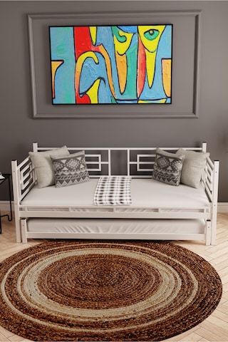 Moblay Larissa Yavrulu Daybed Sedir Karyola Beyaz
