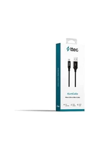 Ttec AlumiCable Micro USB Şarj/Data Kablo-2DK11RA -> Siyah