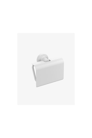 Tecno White Tuvalet Kağıtlık - Mat Beyaz Mat Beyaz
