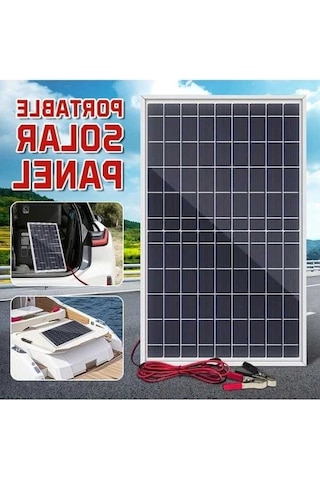 Trendooze 18v Taşınabilir Güneş Panelleri Rv Karavanı İçin 50a 100a Kontrolcü Kit Usb Şarj